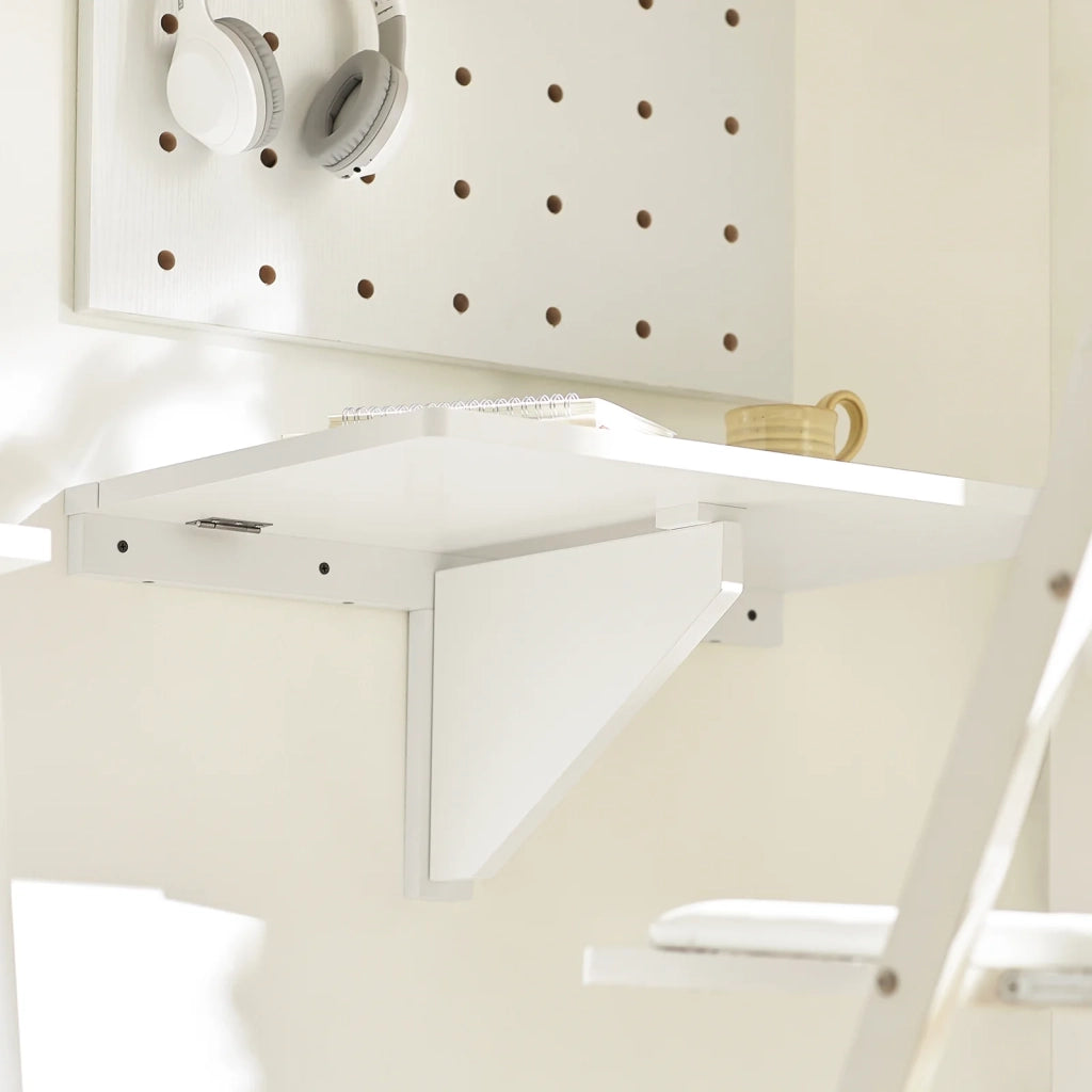 Tavolo Pieghevole a Muro scrivania Tavolo per Computer Tavolo da Cucina Bianco FWT03-W