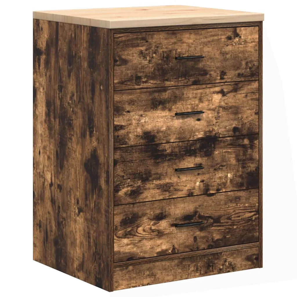 Armadietto da Garage in Rovere Affumicato 60x51x85 cm CFW9630761