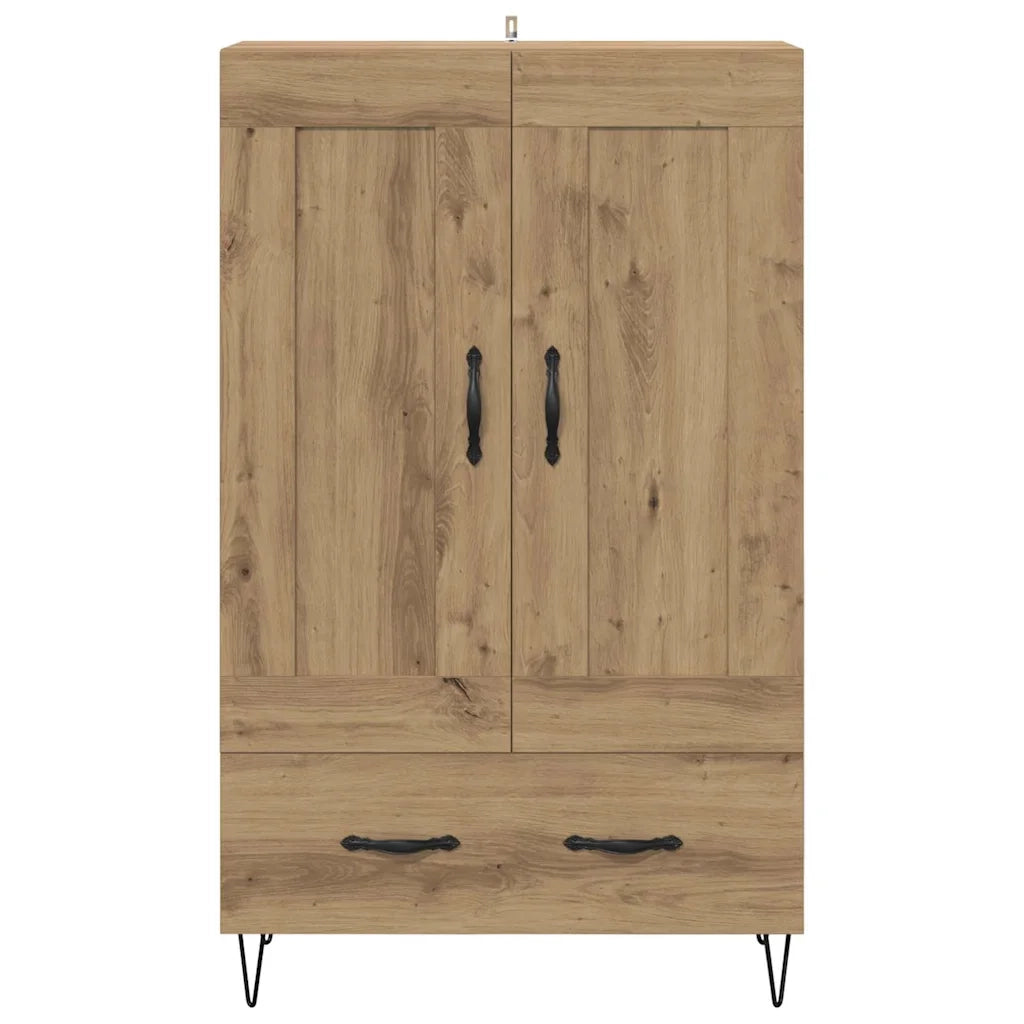 Credenza con Cassetto-Buffet-Armadio da cucina Rovere artigianale 69,5 x 31 x 115 cm 427730
