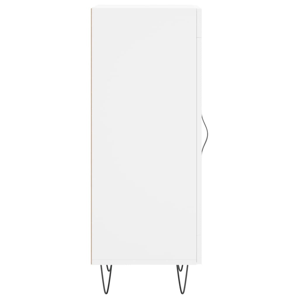 Buffet credenza cassettiera mobiletto mobile contenitore organizer per cucina soggiorno salotto 34,5 x 34 x 90 cm legno ingegnerizzato bianco 02_0030255
