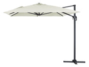 Ombrellone decentrato in alluminio SUN 4 - Rettangolare - 3 x 4 m - Ecru