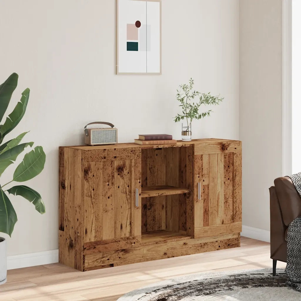 Credenza-Buffet-Armadio da cucina Legno Antico 120x30,5x70 cm in Truciolato 560758