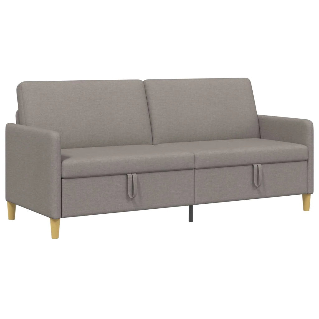 Divano con Storage Tortora 192 x 78 x 87 cm Poliestere 42036981