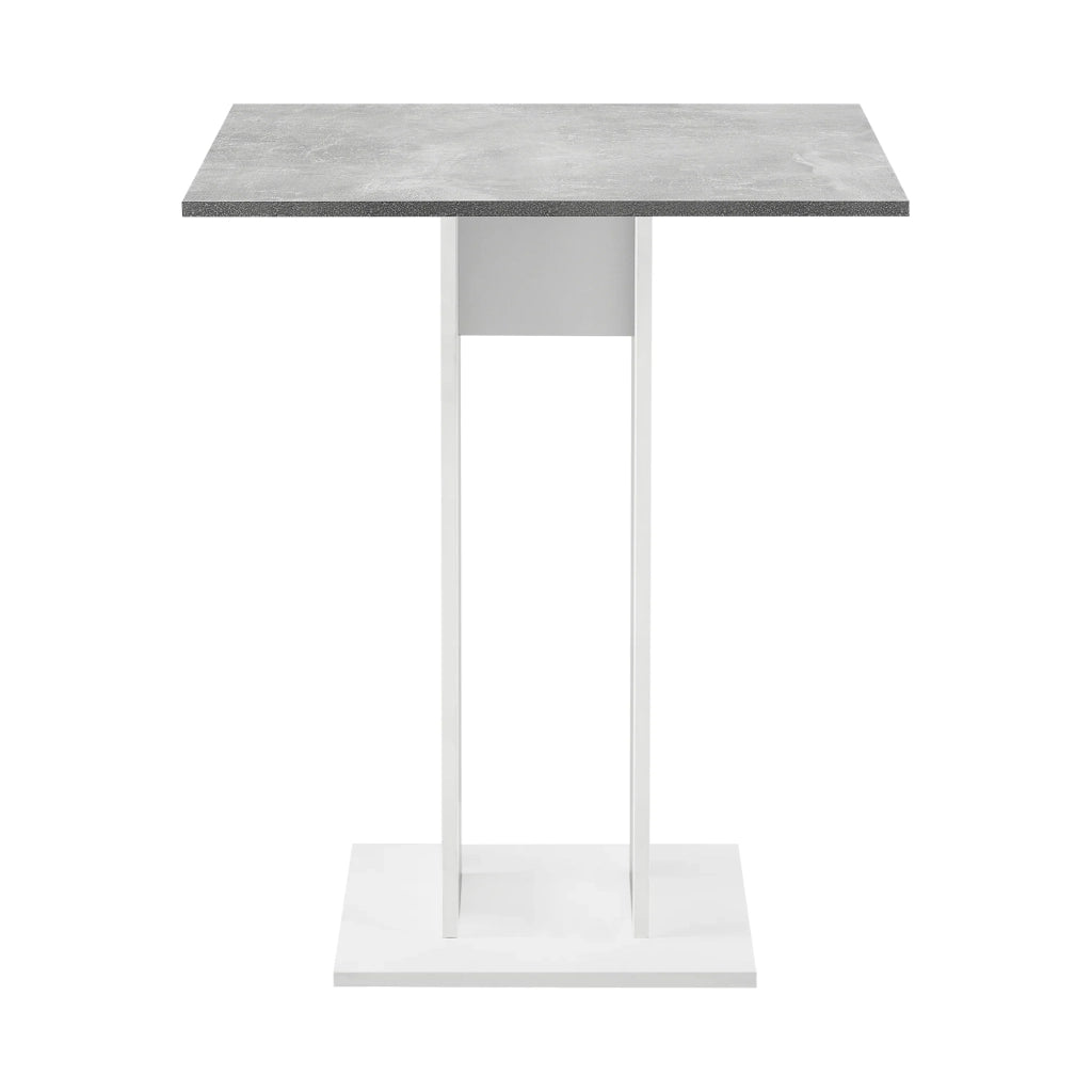 Sala da pranzo cucina soggiorno tavolo quadrato 65 cm grigio bianco 03_0006122