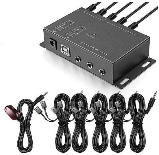 Sistema di Estensione Infrarosso per Home Cinema - Ripetitore IR con Telecomando e Ricevitore