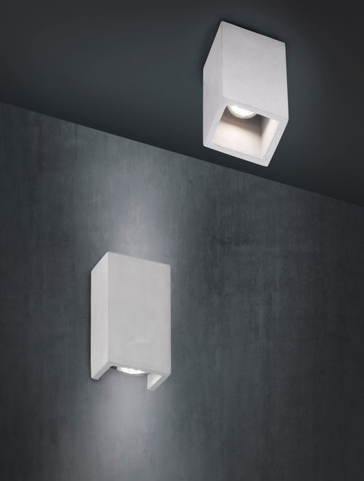 Applique da Interno  GU10 in Cemento Calcestruzzo