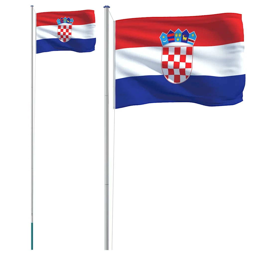 Asta e Bandiera Croazia 6,08 m Alluminio CFW9606779