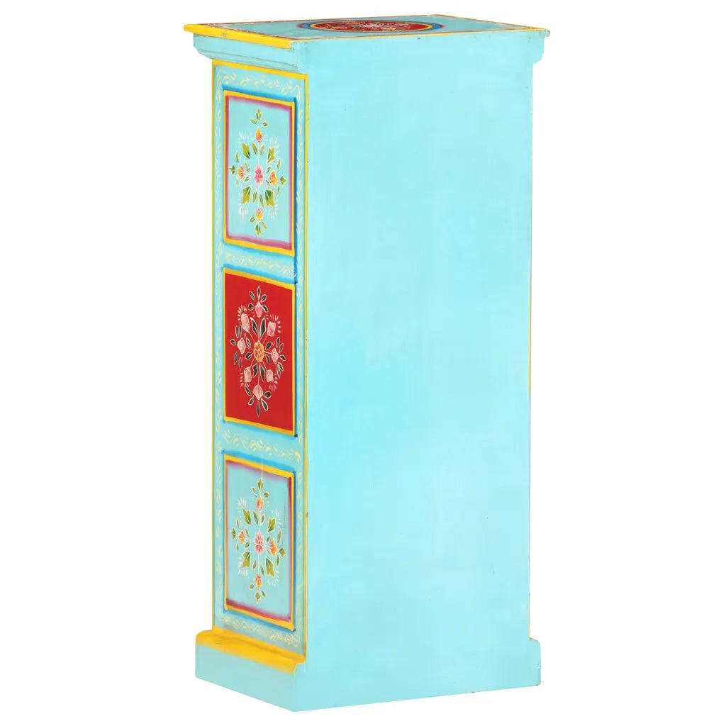 Credenza | Madia | Buffet da pranzo | Armadio da pranzo Alta Dipinta a Mano 40x30x90 cm in Massello di Mango