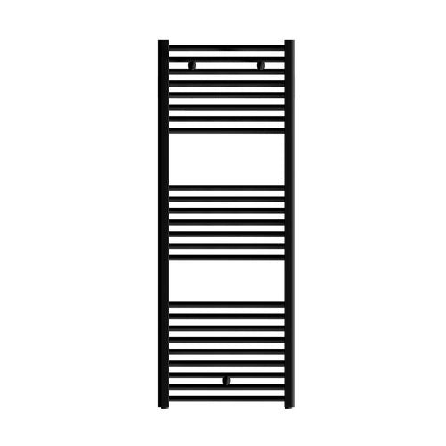 Termoarredo Lisa H 1385 mm Cordi Nero Opaco Largh 60 cm