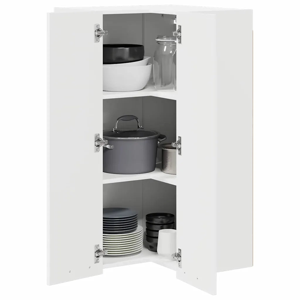 Armadio pensile Bianco 57 x 57 x 100 cm Legno multistrato 884370