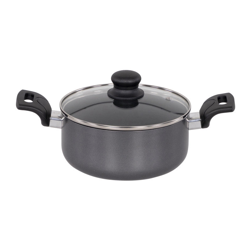 Set di 2 Batteria 7pz Medua In Alluminio Stampato Fondo Induzione