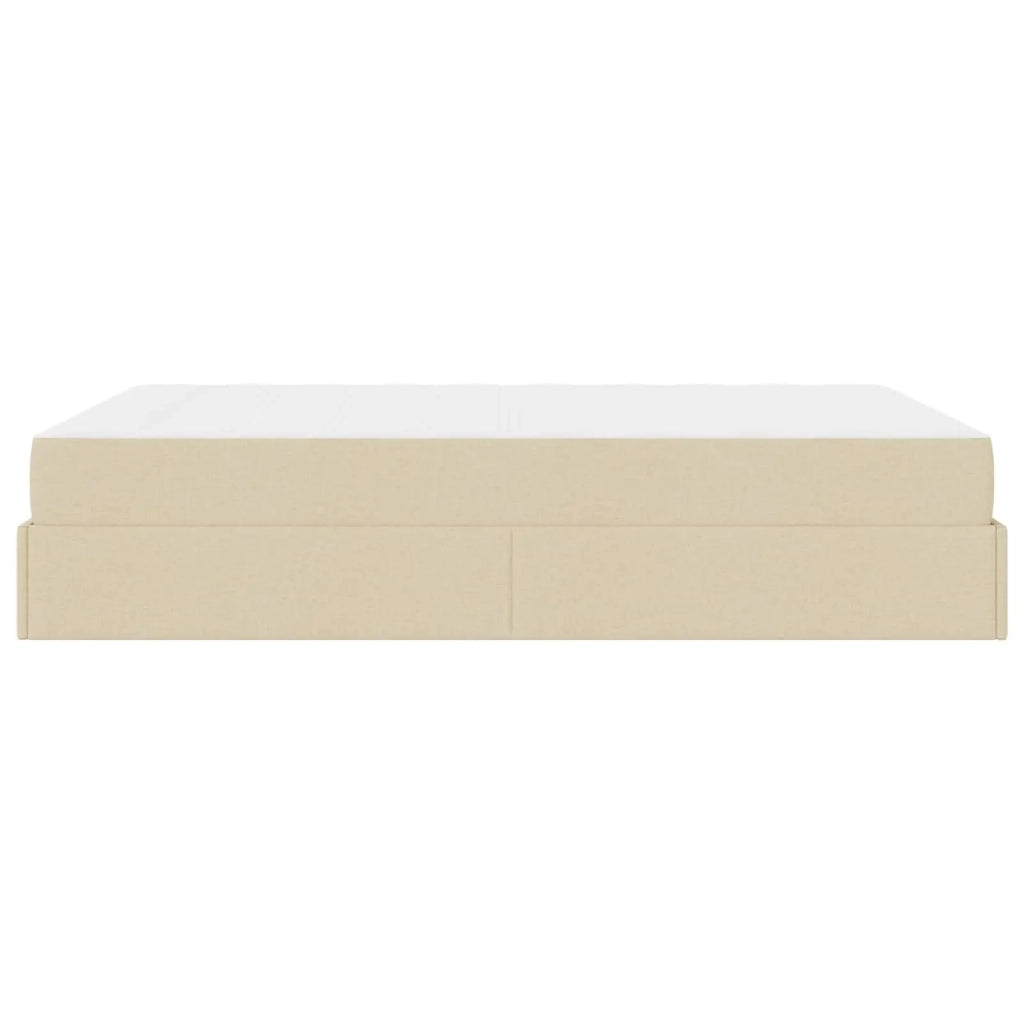 Struttura letto con materasso 2 pcs Crema Tessuto 3399492