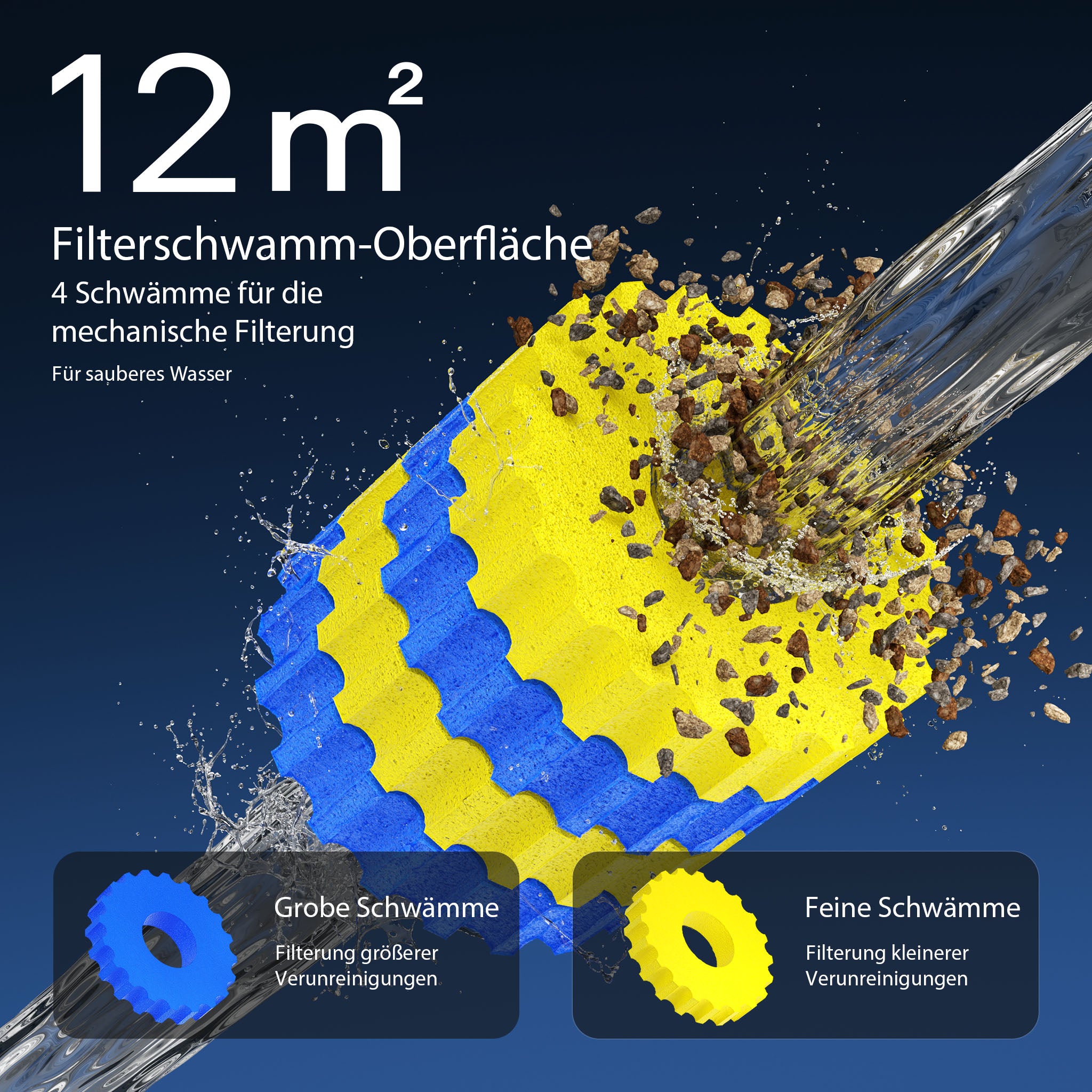 CPF-5000 Filtro a pressione per laghetto con UVC da 11 W 8.000 l/h