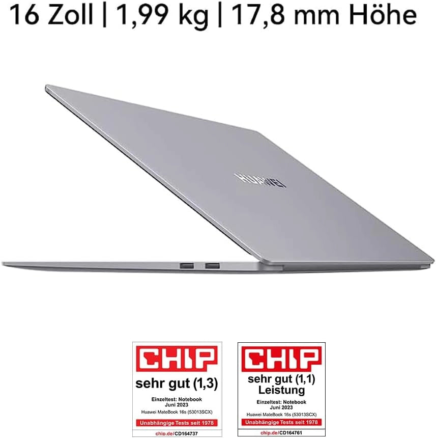 Huawei MateBook 16s i9-13900H Ordinateur portable 40,6 cm (16") Écran tactile Intel Core™ i9 16 Go LPDDR5-SDRAM 1 To