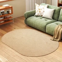 Tappeto da Salotto in Stile Rustico, 170x120x0.6 cm, Beige