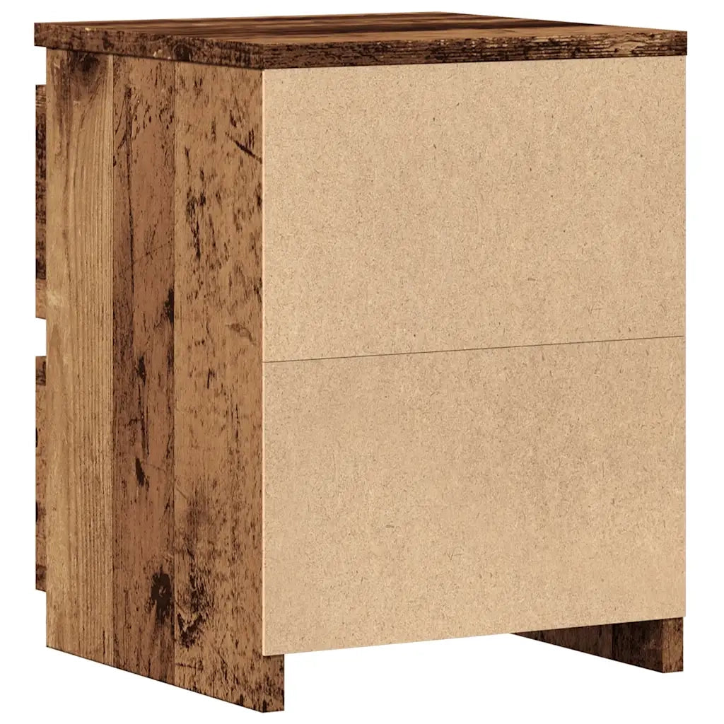 Comodino Legno Antico 30x30x40 cm in Legno Multistrato 855846