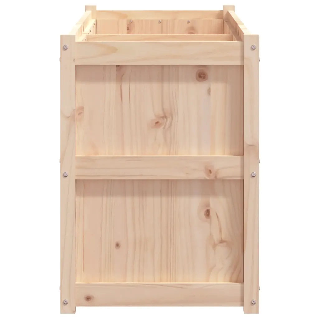 Fioriera da Giardino-Vaso da Esterno 150x50x70 cm in Legno Massello di Pino