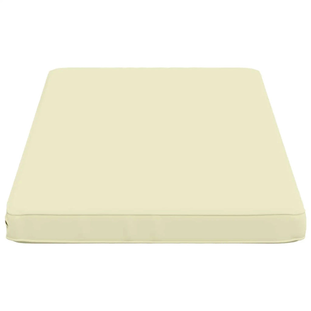 Cuscini per Panchina a 2 Pezzi VUGHT 2 pz 100% Poliestere Crema 951841