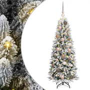 Albero di Natale | Decorazioni natalizie artificiale con 150 LED Bianco 120 cm