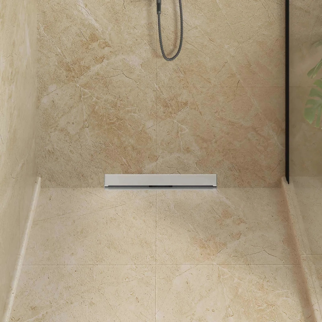 Scarico Doccia da Parete Argento 50 cm Acciaio Inox 304 42015991