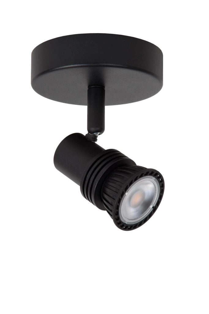 Faretto da soffitto KIANTI Lucide 1xGU10 nero IP20