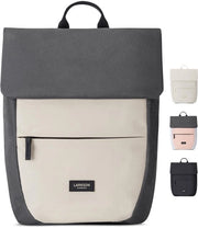 Borsa da Spalla per Donna Piccola Beige Nero - Ronja - Borsa Moderna con Tasca per Laptop per Università, Città del Lavoro - 10L - Duraturo - Impermeabile