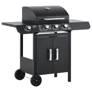 Barbecue a Gas 4 Bruciatori ¨C zephmum ¨C Grigio Antracite con Coperchio 110x50x100cm