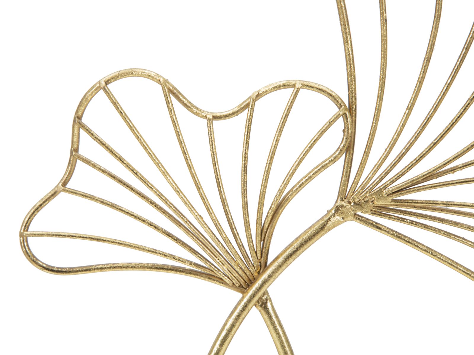 Scultura Leaf Glam 25x8,5x35 cm in Ferro Oro