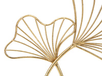 Scultura Leaf Glam 25x8,5x35 cm in Ferro Oro