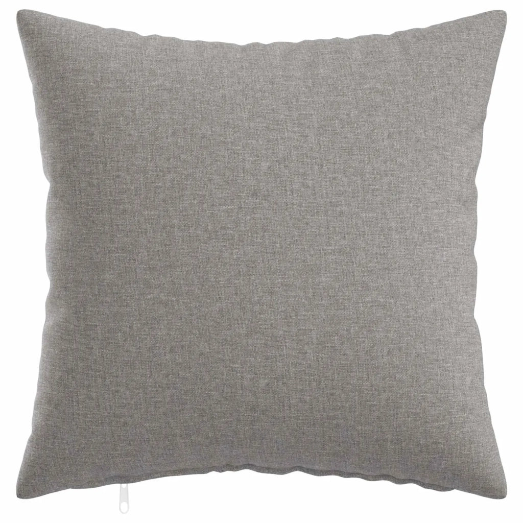 Federa 6 pz HEERLEN Grigio Nuvola 50 x 50 cm Tessuto 910754