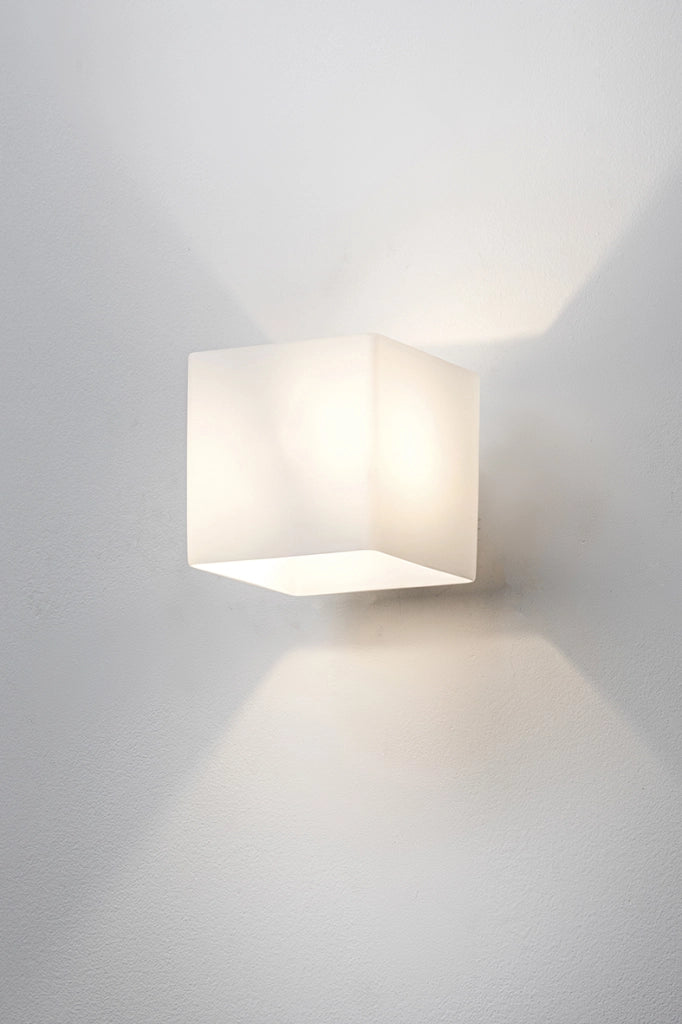 Binnie Plafoniera Quadrata Anodizzata con Vetro Satinato E14 IP20 20cm - Rossini Group - Lampada compatta per soffitto