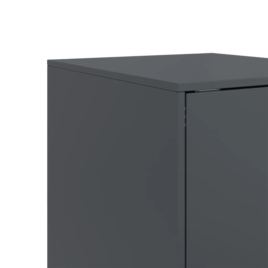 Credenza Antracite 34,5x39x107 cm in Acciaio 841705