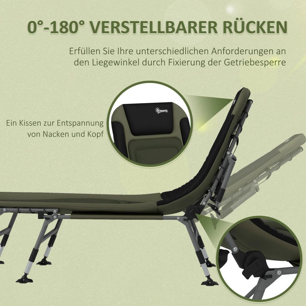Letto da campo ¨C zephmum ¨C verde 200x85x40-55 cm