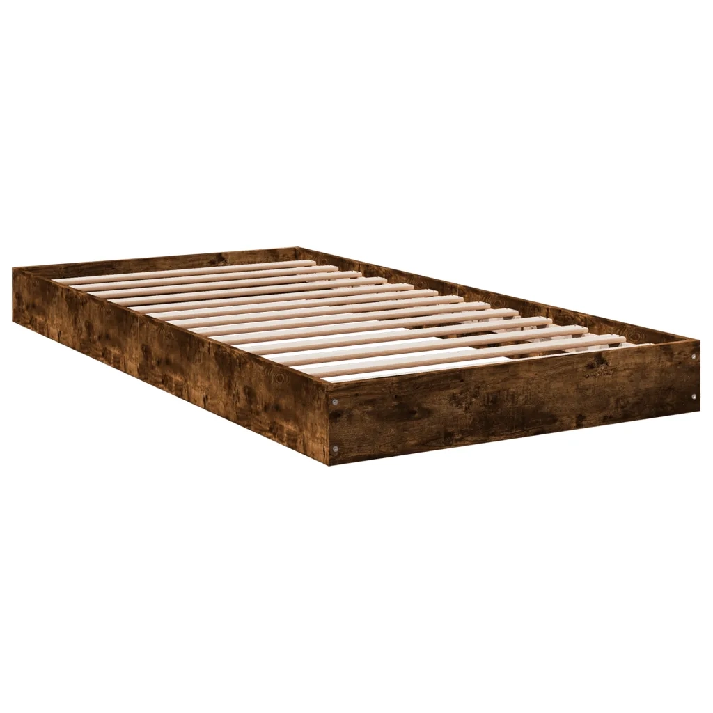 Giroletto senza Materasso Rovere Fumo 100x200 cm in Truciolato 842060