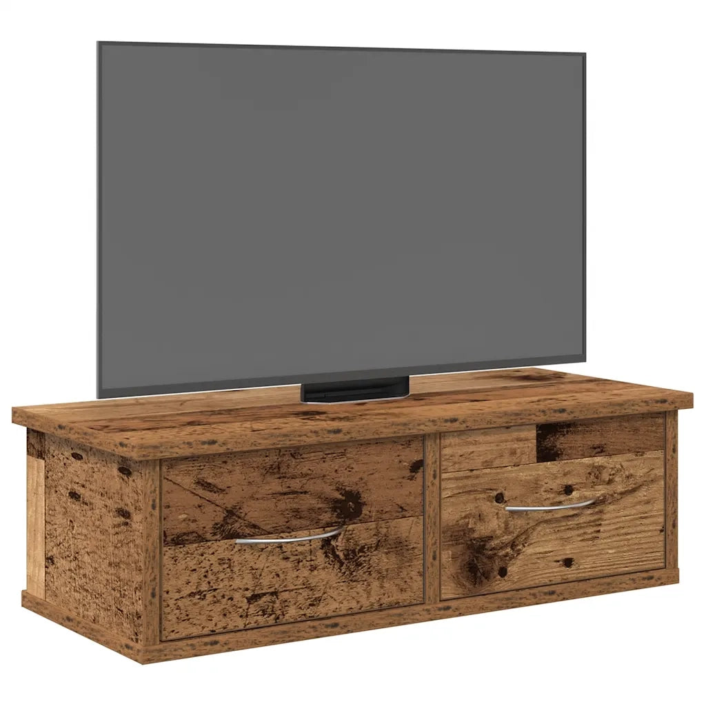 Armadietto a Muro Legno Antico 60x26x18,5 cm in Truciolato 855858