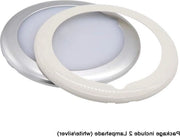 Lampada plafond LED senza colore per imbarcazioni - 12V 24V - 15cm - caldo bianco - 24W 800LM - IP67 - sostituzione illuminazione interna