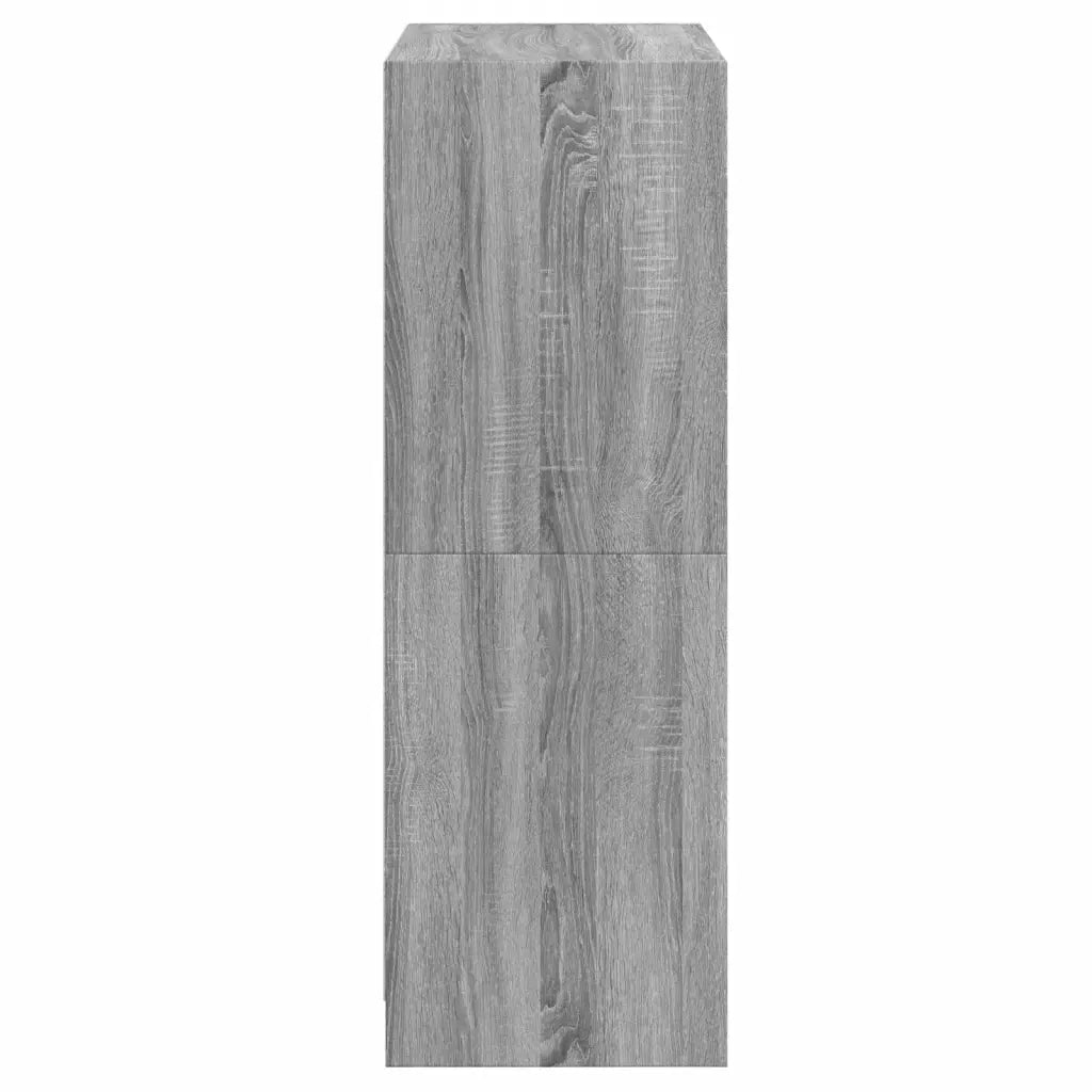 Credenza con Ante Grigio Sonoma 68x37x109 cm Legno Multistrato