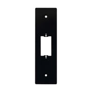 PLACCA CON FORO PER PULSANTE INTERASSE 142 NERO VDS PLA142N AUTOMAZIONE GARANZIA