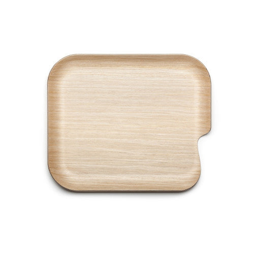 Delica - Vassoio legno naturale, 35 x 30 cm., destra