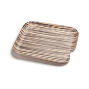 Delica - Vassoio legno naturale, 35 x 30 cm., destra