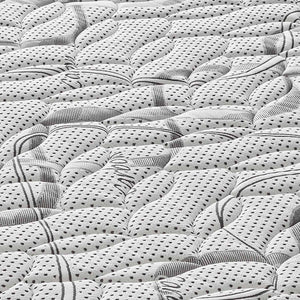 Materasso Matrimoniale 150x200 - In schiuma HR - Altezza 25 cm - Ortopedico - Rigidità H3 - Rivestimento CARBON DELUXE - Alta densità