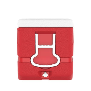 Deluxe Icebox Keep Cold Ghiacciaia Portatile con Ruote Rosso 80L