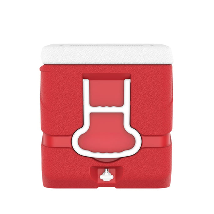 Deluxe Icebox Keep Cold Ghiacciaia Portatile con Ruote Rosso 80L