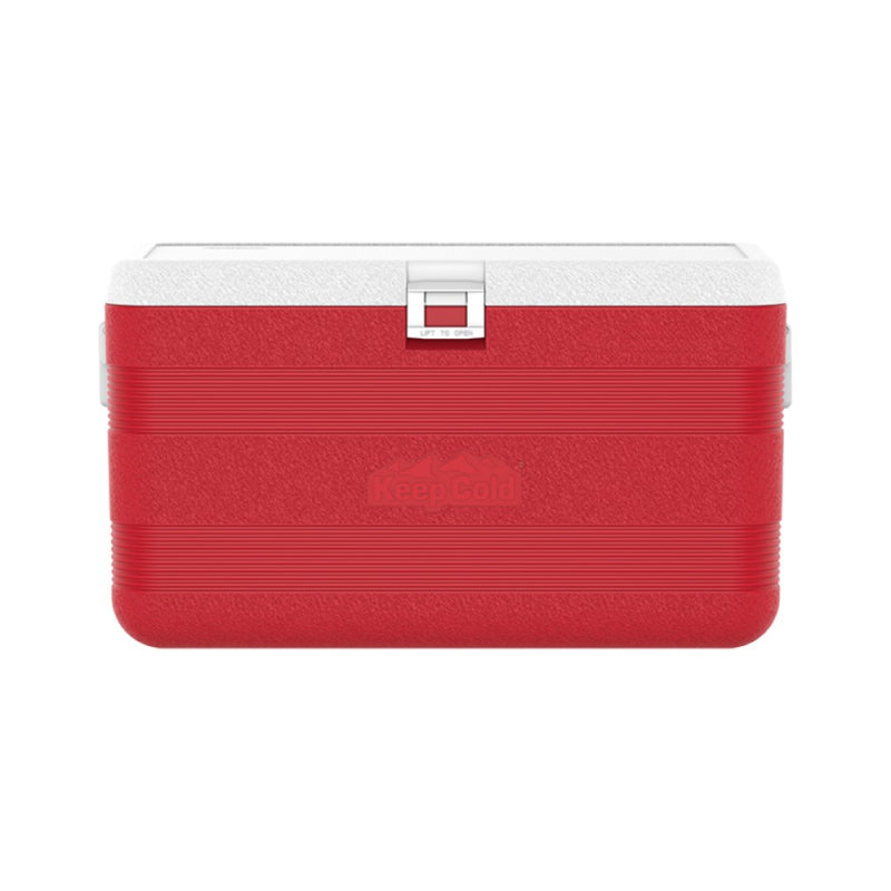 Deluxe Icebox Keep Cold Ghiacciaia  Portatile Rosso 70L