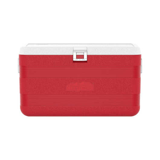Deluxe Icebox Keep Cold Ghiacciaia  Portatile Rosso 70L