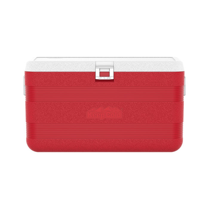 Deluxe Icebox Keep Cold Ghiacciaia  Portatile Rosso 70L
