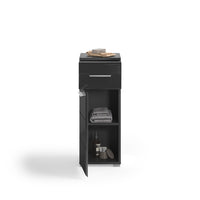 Colonna da bagno a metà – Nero lucido – KLEANKIN