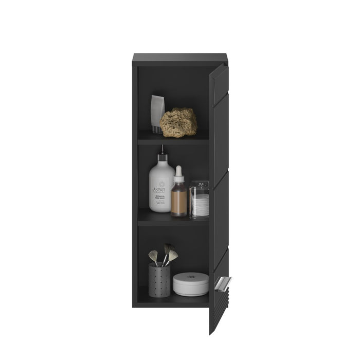 Colonna da bagno a mezza altezza – Nero lucido – KLEANKIN