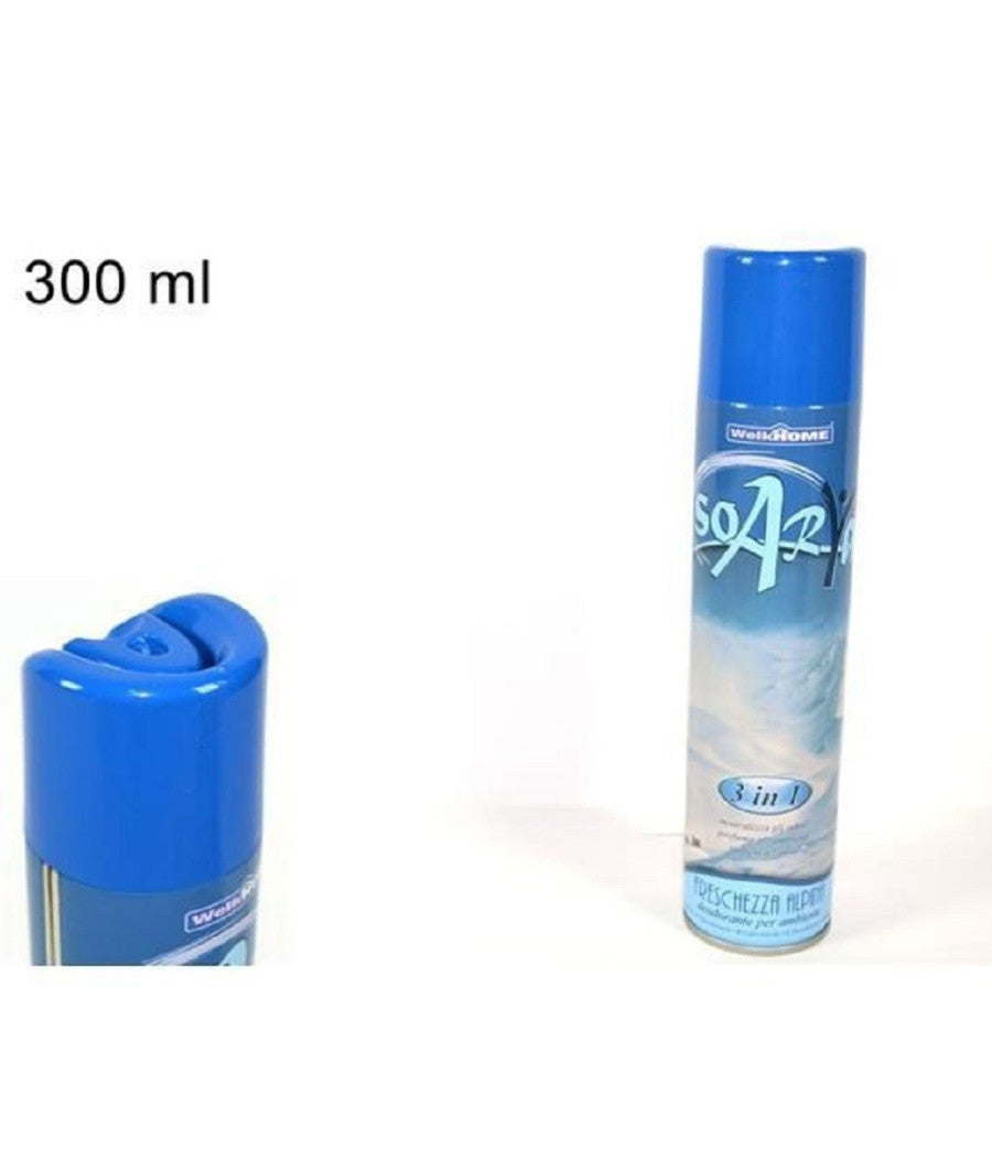 Deodorante Ambiente Spray Profumo Casa 300ml Fragranza Freschezza Alpina Montagna         