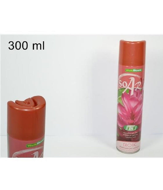 Deodorante Per Ambiente Spray Profumo Casa Fresco 300ml Fragranza Esotica Exotic         